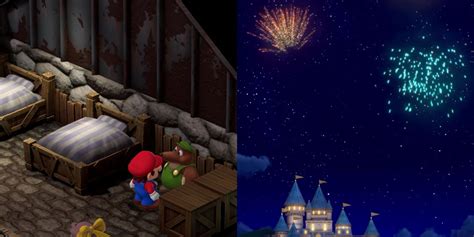 mario rpg fireworks ending.